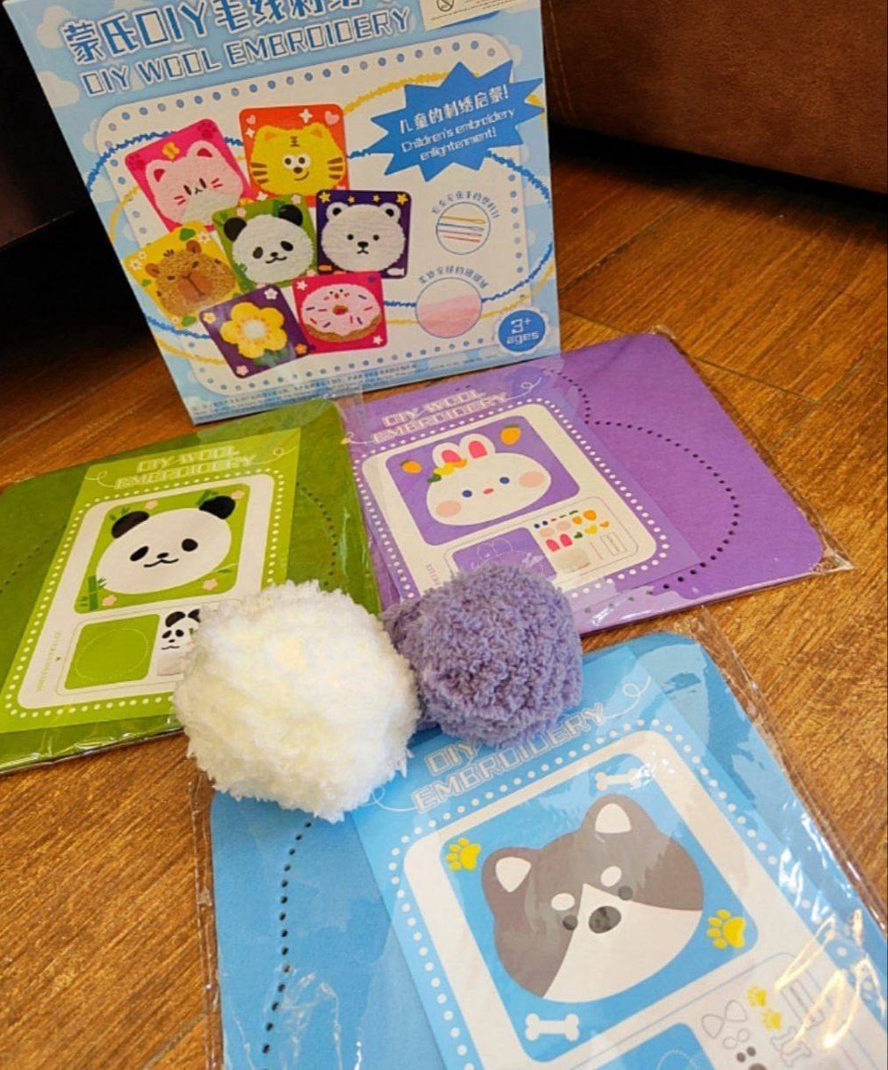 DIY Embroidery Doll Set