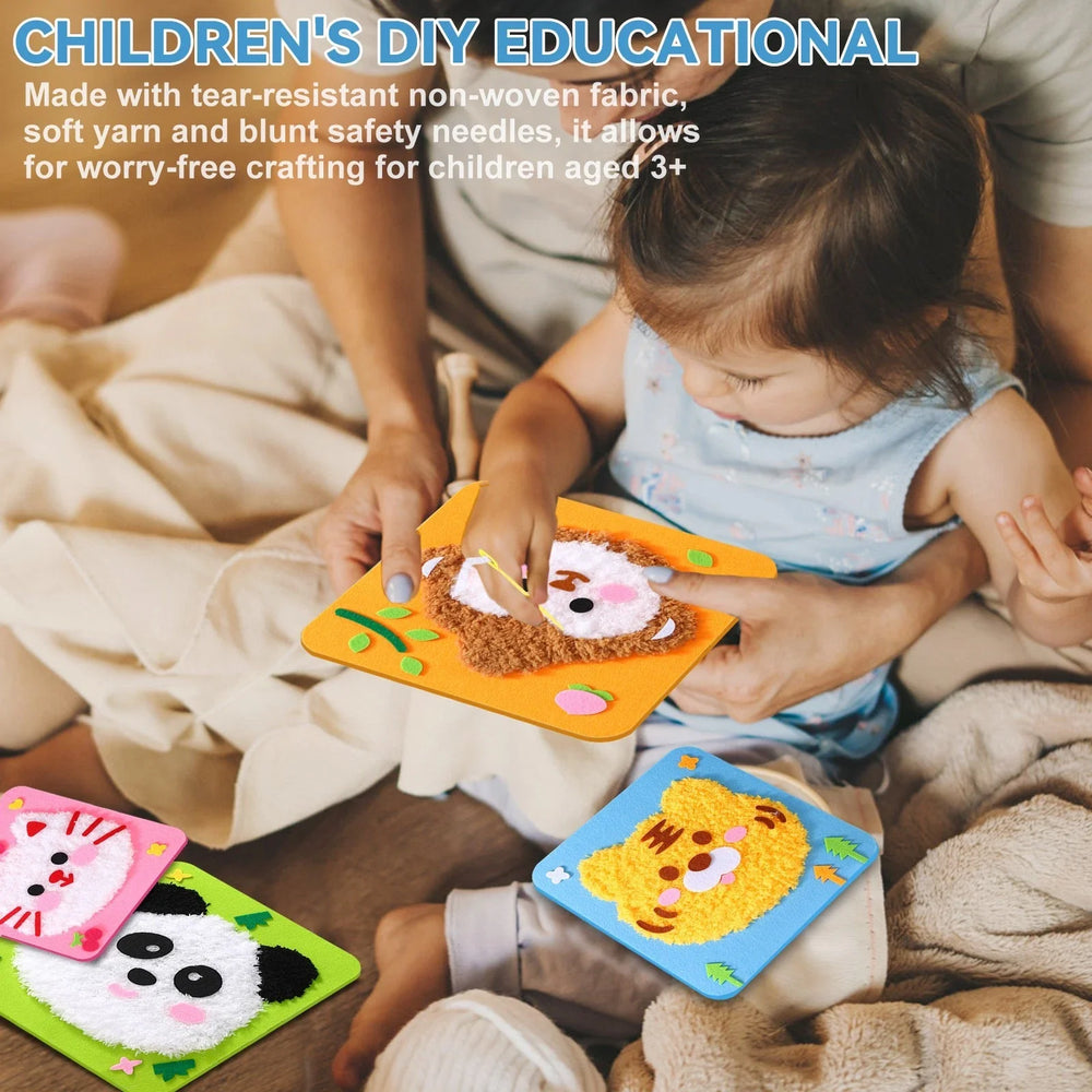 DIY Embroidery Doll Set