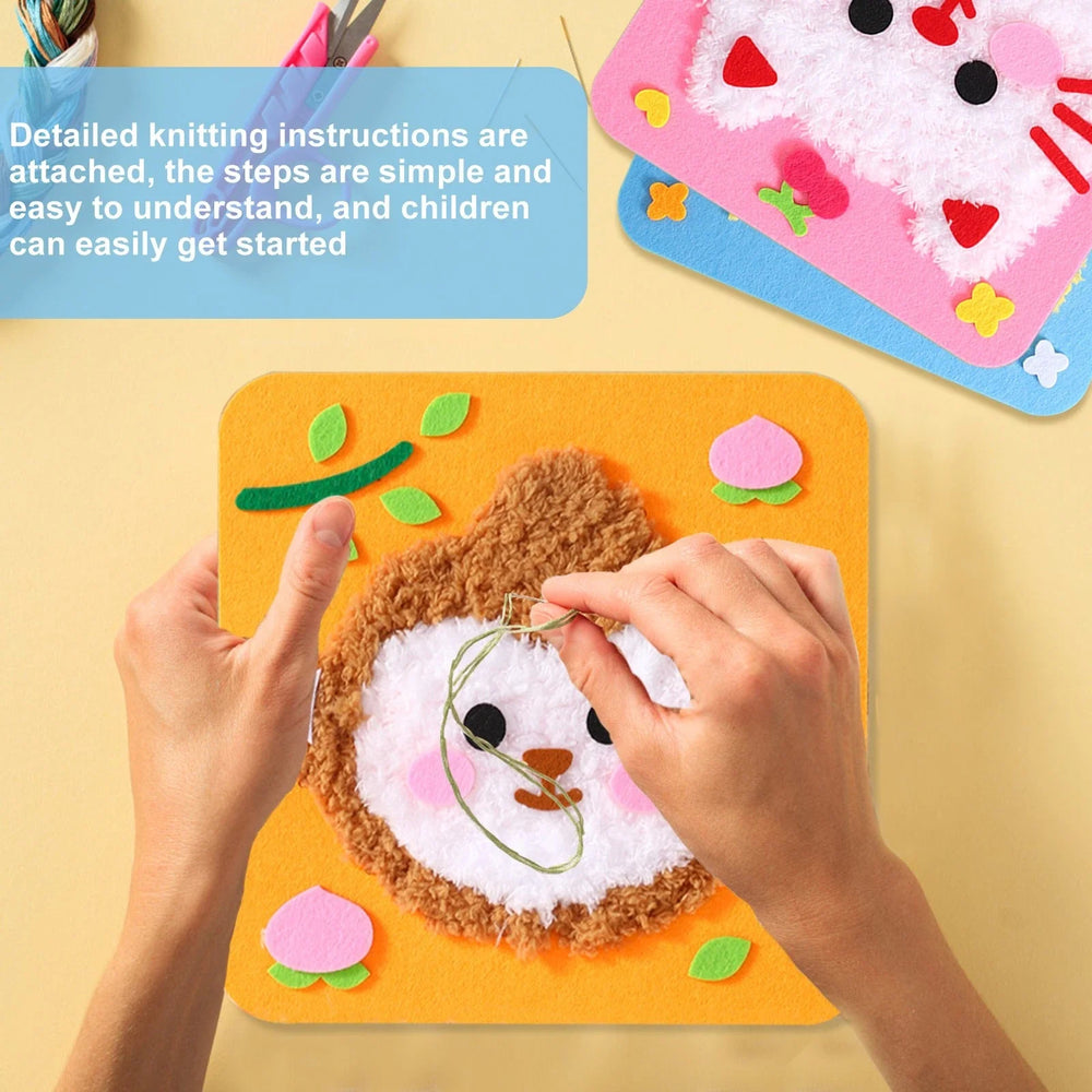 DIY Embroidery Doll Set