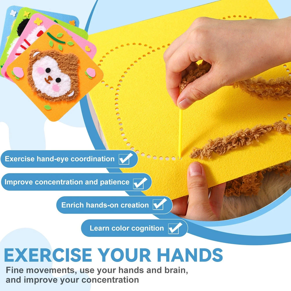 DIY Embroidery Doll Set